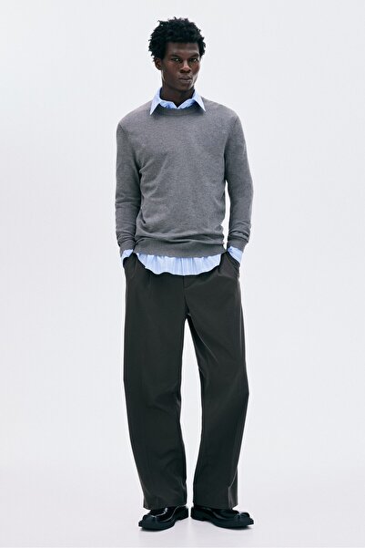 H&M İnce Triko Kazak Regular Fit