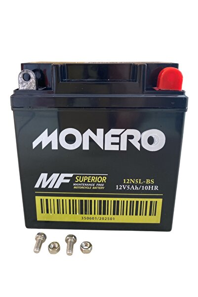 MOTORKİT MK MONERO AKÜ 12 V 5 Ah DİKEY CUB - YBR - KUBA EGE [ Ölçü - 119*60*1...
