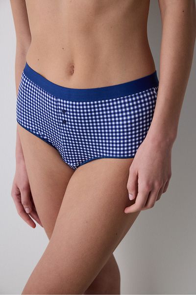 Penti Printed Navy Blue Boyshort