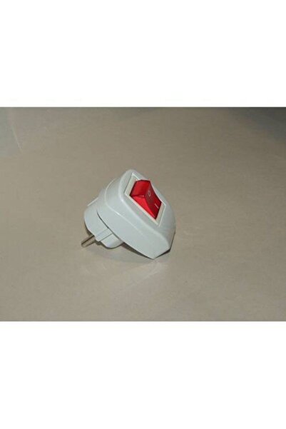 YYB Işıklı Açma Kapama Düğmeli Topraklı L Fiş