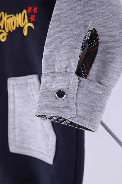 Babydola Babyhola Girls Boys Hooded Hooded Winter Jumpsuit 12644