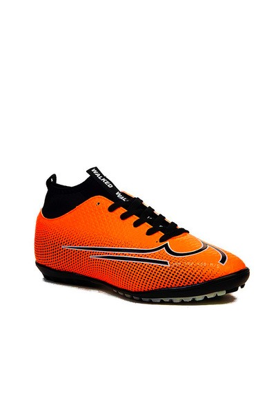 Walked Erkek Çocuk Bilek Boğazlı Çorap Dişsiz Düz Halı Saha Krampon Futbol Spor Ayakkabı( Dar Kalıptır ! )