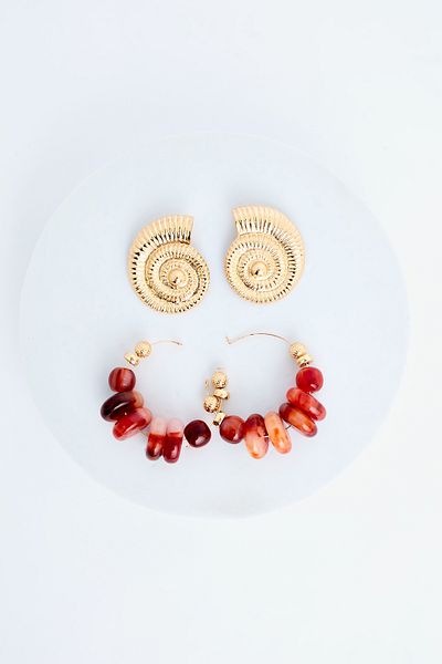 Penti Set de cercei Lori Gold Color