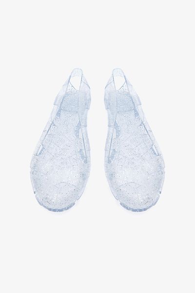 Penti Jelly Silver Color Sea Shoes