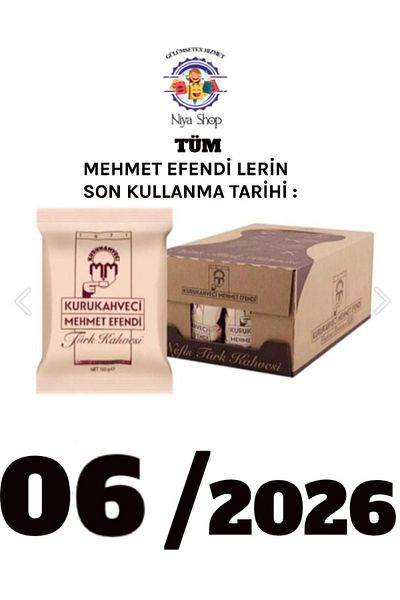 Mehmet Efendi Turkish Coffee 100 Gr X 25 Li " " (06/ 2026)