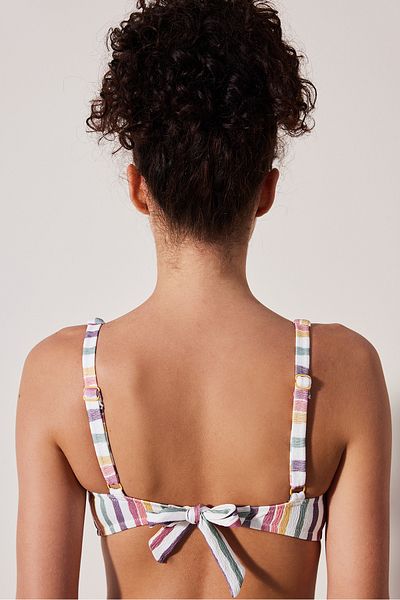 Penti Kofi Bra Textured Multicolor Bikini Top
