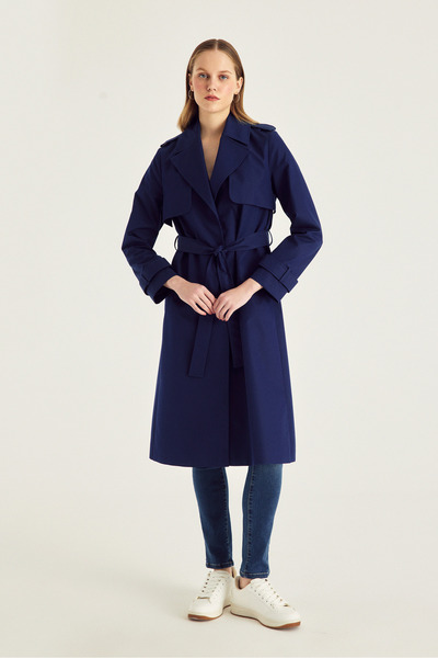 Naramaxx Rüzgarlık Detaylı Klasik Trençkot