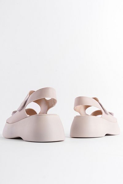 Capone Outfitters Wedge Heel Double Velcro Strap Women's Sandals