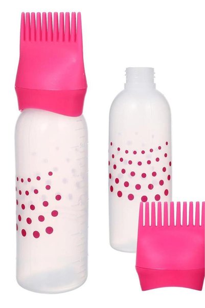 Pisicik 1 Comb Hair Bottle - Coloring and Care Comb, Oil Applicator