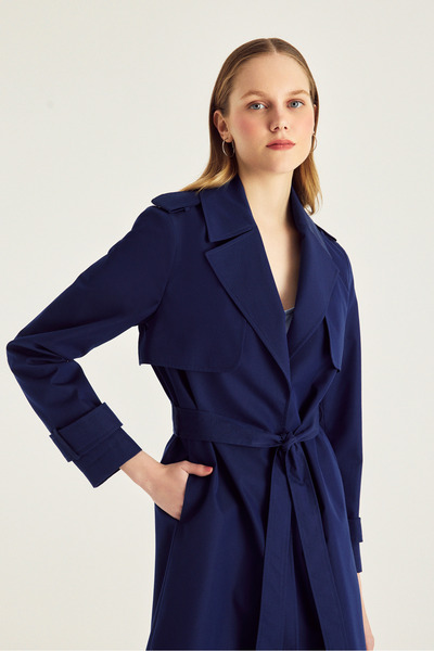 Naramaxx Rüzgarlık Detaylı Klasik Trençkot