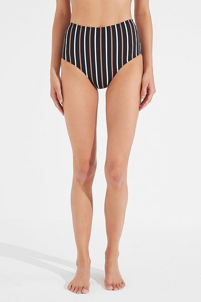Penti Partea de jos de bikini chihlimbar multicoloră High Fashion