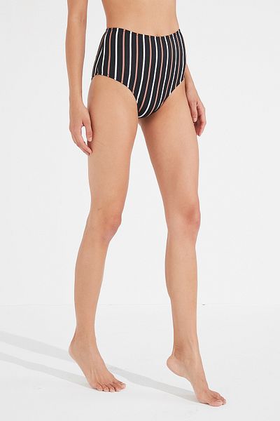 Penti Partea de jos de bikini chihlimbar multicoloră High Fashion