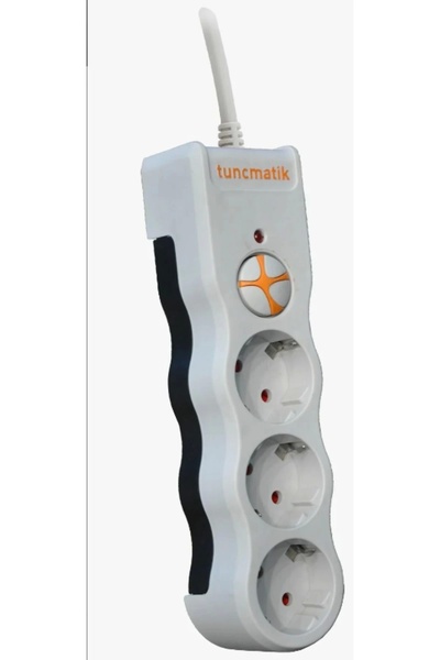 Tunçmatik TSK19009 Powersurge 3'lü 1050 Joule 1,5 Metre Kablolu Akım Korumalı...