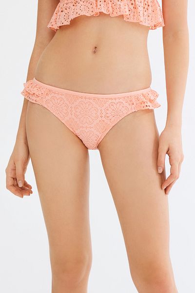 Penti Partea de jos de bikini Marsilia cu volane Somon