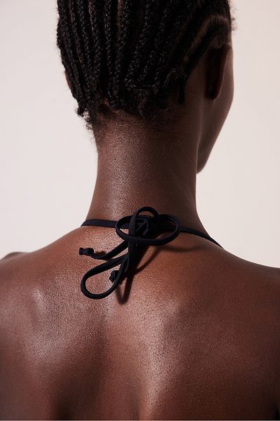 Penti Triunghi Negru Bikini Top