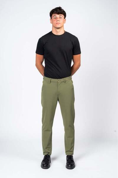 Jeanspro Technical Stretch-Blend Pants - Green