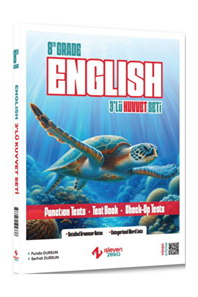 İŞLEYEN ZEKA İşleyen Zeka 8. Sınıf İngilizce 3 lü Kuvvet Serisi Seti