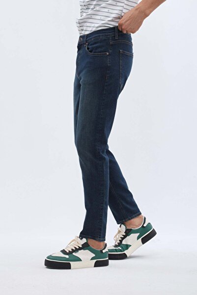 Jeanspro Boyfriend Slim Fit Jeans - Stonewashed Blue