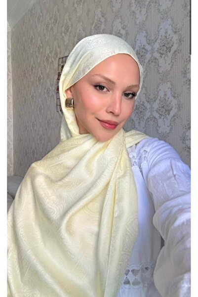 lune ETNİK MONEGRAM ŞAL TEREYAĞ SARISI