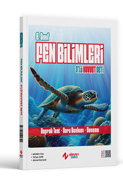 İŞLEYEN ZEKA İşleyen Zeka 8. Sınıf Fen Bilimleri 3 lü Kuvvet Serisi Seti