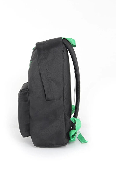United Colors of Benetton Σχολικό Σακίδιο Πλάτης "Πράσινο" Μαύρο / 03805