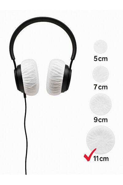 white guard غطاء سماعة أذن للاستخدام مرة واحدة، غطاء سماعة الرأس، غطاء حذاء (...