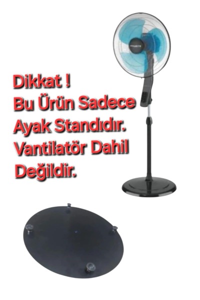SÜPÜRGE ATÖLYESİ Rowenta VU4110 Essential Vantilatör Ayak Standı (SİYAH)