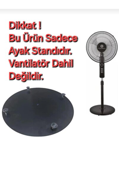 SÜPÜRGE ATÖLYESİ Rowell RJ-18500 Vantilatör Ayak Standı (SİYAH)