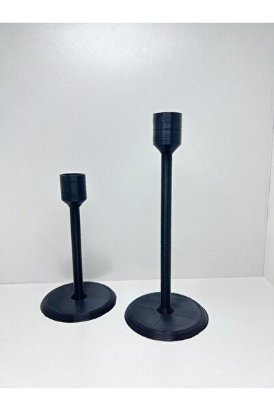 3DBASKILAR BASKI ATÖLYEM Modern Tarz Mumluk 2'li Set 3D Baskı