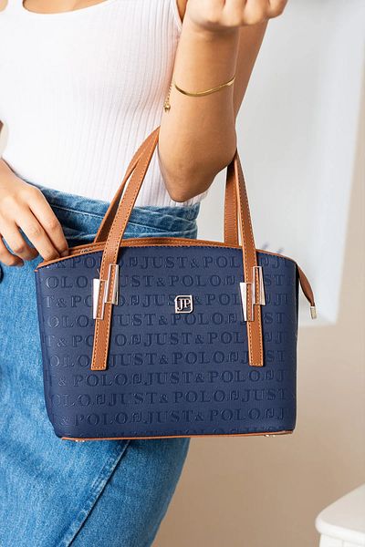 Just Polo Women's Medium Size Chain Detailed Adjustable Strap New Season Hand & Shoulder Bag 234076Mh