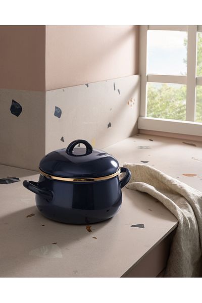 Madame Coco Montferry Pot - Navy Blue - 16 cm