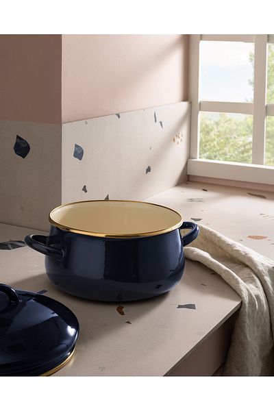 Madame Coco Montferry Pot - Navy Blue - 20 cm