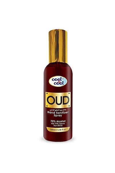 COOL & COOL Oud Hand Sanitizer Spray 100 ml Quick-Dry, 70% Alcohol, Kills Ger...