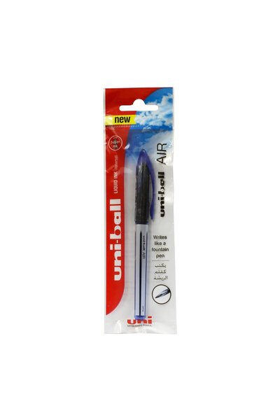UNİ-BALL Air UBA188L-01BE Liquid Ink Pen - 0.7mm Tip, Blue Ink, 1 Count
