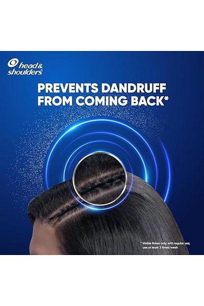 Head&Shoulders Head & Shoulders Smooth And Silky Shampoo, 1L Anti-Dandruff & 100% Flake-Free Care