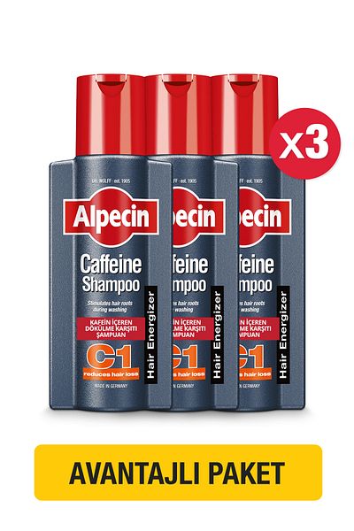 ALPECİN X3 - شامبو مضاد للتساقط بالكافيين C1
