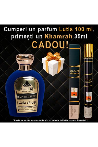 Lutis Rain in Desert by Parfum Arabesc Barbatesc + CADOU Khamrah 35 ml
