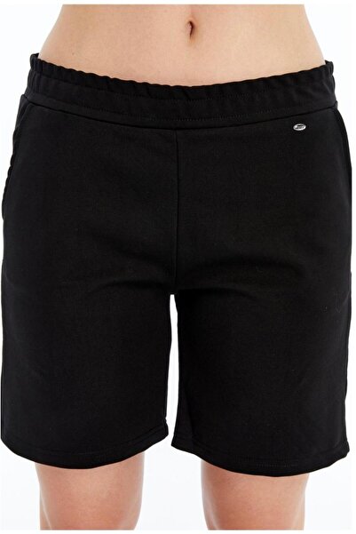 AXXEL Kadın Siyah Büyük Beden Şort-s224