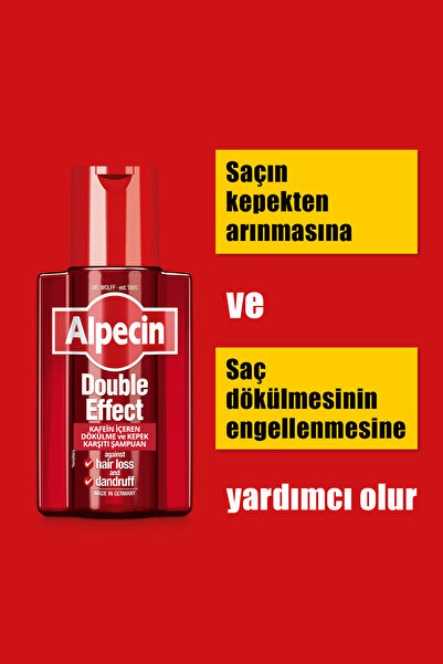 ALPECİN Doubleeffect Dökülme&kepek Karşıtı Şampuan 200ml Caffeine Liquid-dökülme Karşıtı Losyon 200 ml