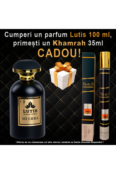 Lutis Mi Erba by Parfum Arabesc Unisex + CADOU Khamrah 35 ml