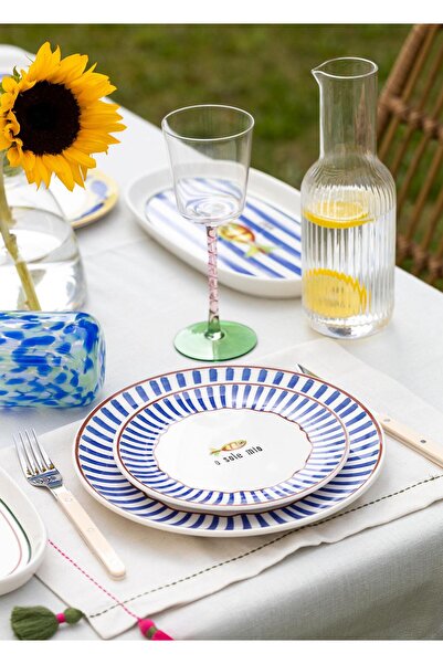 The Mia طبق كيك سمك 19 سم - مجموعة من 6 قطع