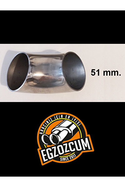 EGZOZCUM 51 Mm Paslanmaz Krom Dirsek Boru - Yüksek Mukavemetli, Dayanıklı Ve ...