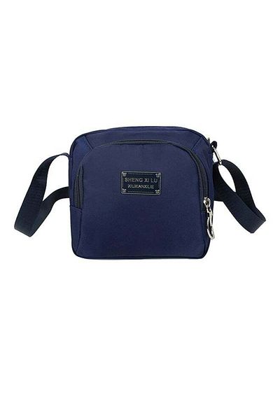 Generic Simple Style Wear-resistant Messenger Bag, Multi-pocket Shoulder Bag, Adjustable Shoulder Strap
