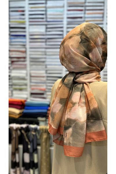 Ess Scarfs Tie-Dye Pattern Cotton Shal