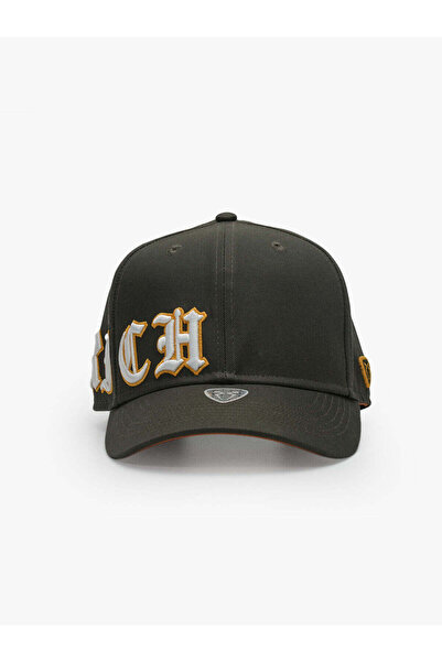 RustandRich Khaki Color Baseball Cap - Women's and Men'S, Urban Collection, Gothic