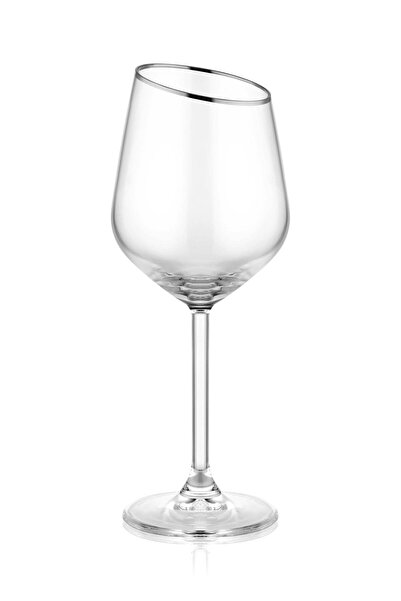 The Mia Gina Silver Gilt 6 Piece Glass Standing Goblet Special Cut Gna0004