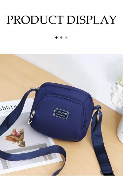 Generic Simple Style Wear-resistant Messenger Bag, Multi-pocket Shoulder Bag, Adjustable Shoulder Strap