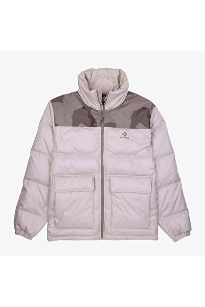 Converse Classic Erkek Dik Yaka Siyah Şişme Mont