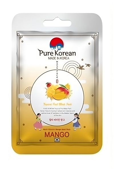 PURE KOREAN قناع المانجو متعدد الفيتامينات