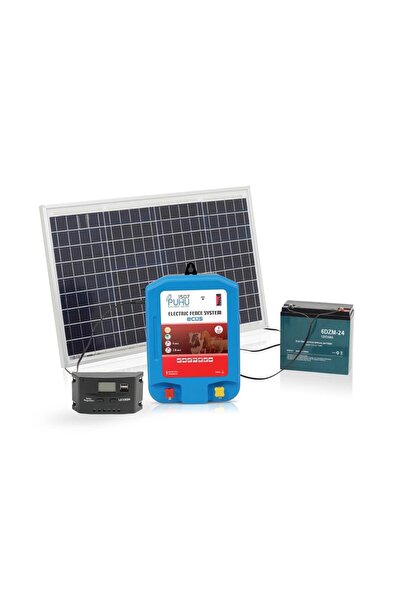 Puhu1507 Puhu Ecos Eko Güneş Enerjili Elektrikli Çit Cihazı (4 Joule) (40W Pa...